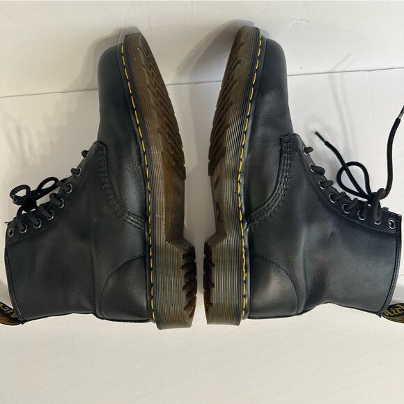 Dr. Martens Original 1460 SOFTY T Leather Boots Black size W8 or M7 - Picture 3 of 13